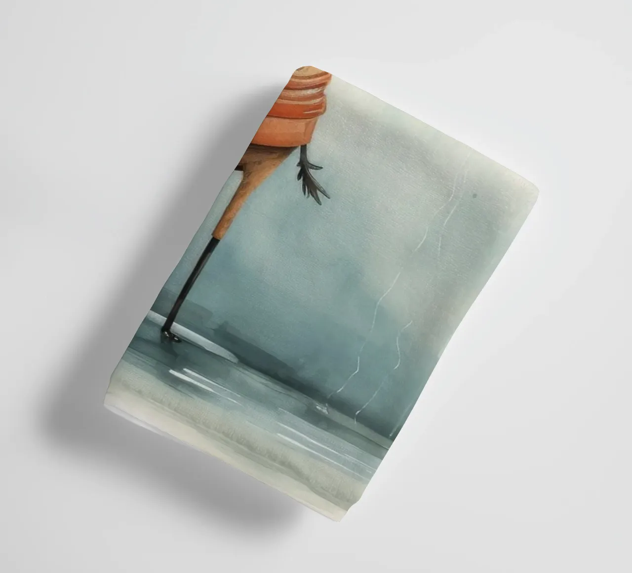 Cervo minimo 2 asciugamano da bagno da Minimal Animal Art