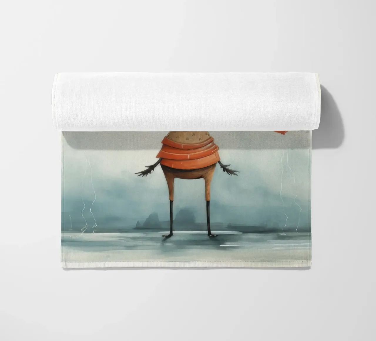 Cervo minimo 2 telo mare da Minimal Animal Art