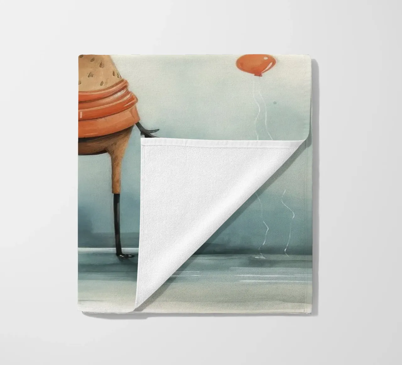 Cervo minimo 2 telo mare da Minimal Animal Art