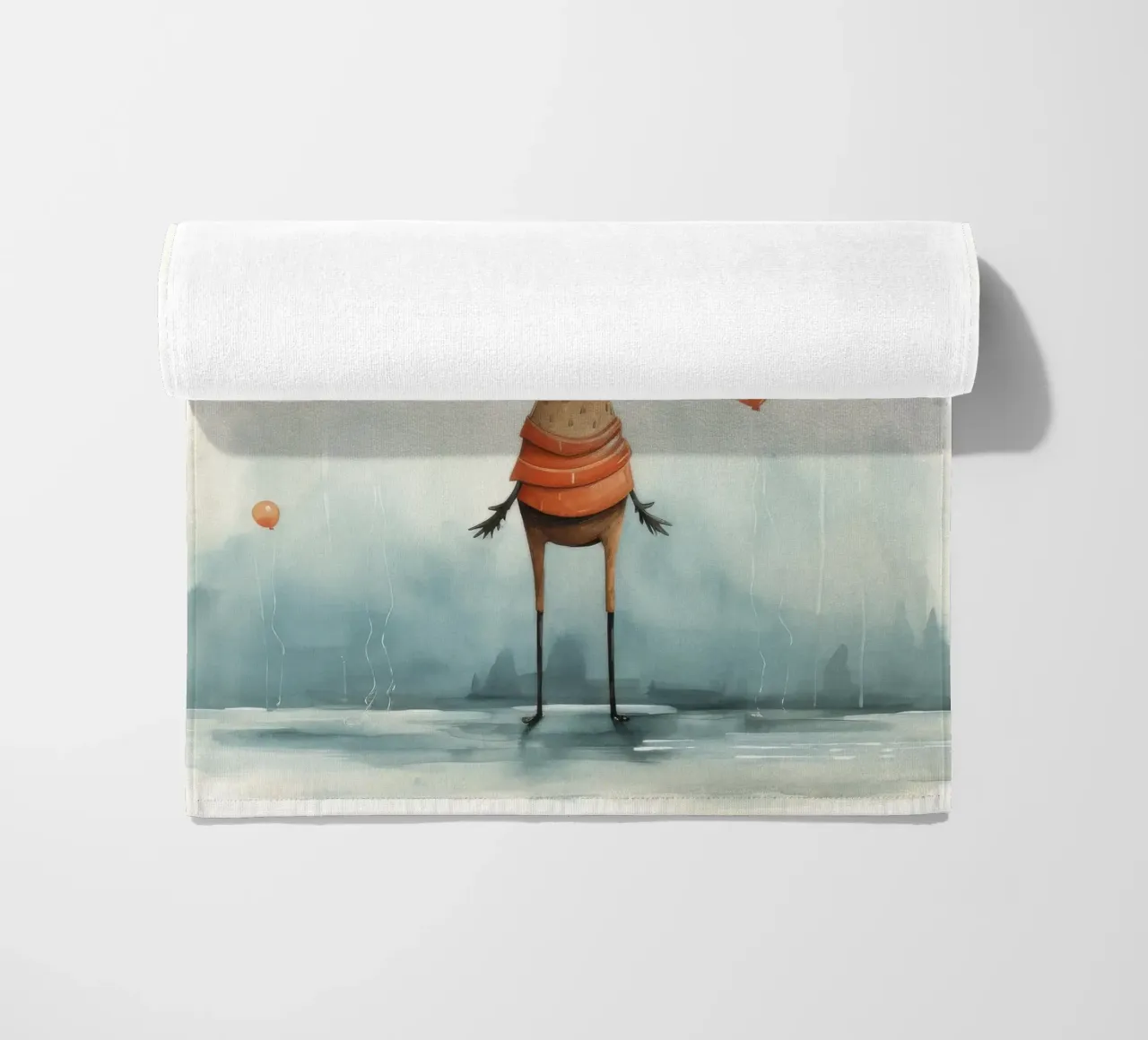 Cervo minimo 2 telo mare da Minimal Animal Art