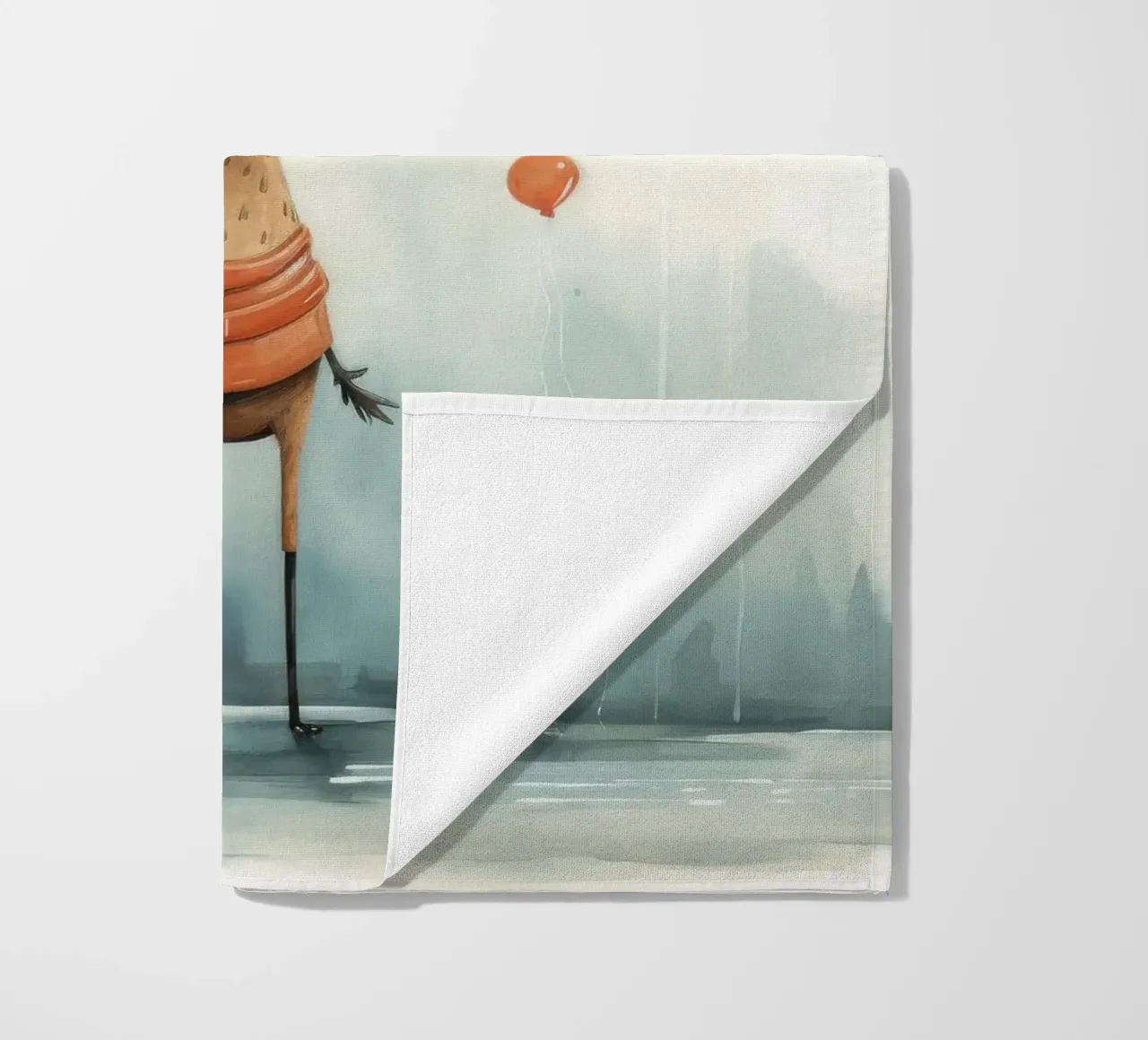 Cervo minimo 2 telo mare da Minimal Animal Art