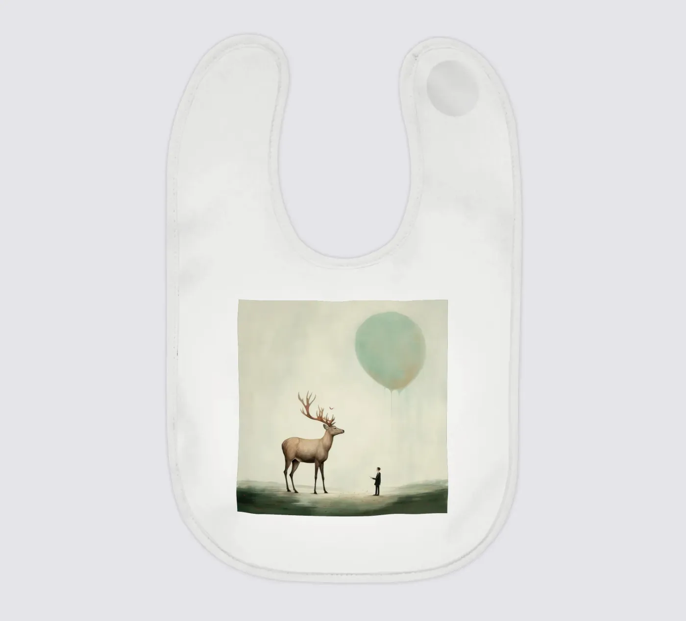 Minimal Deer bavaglino da Minimal Animal Art