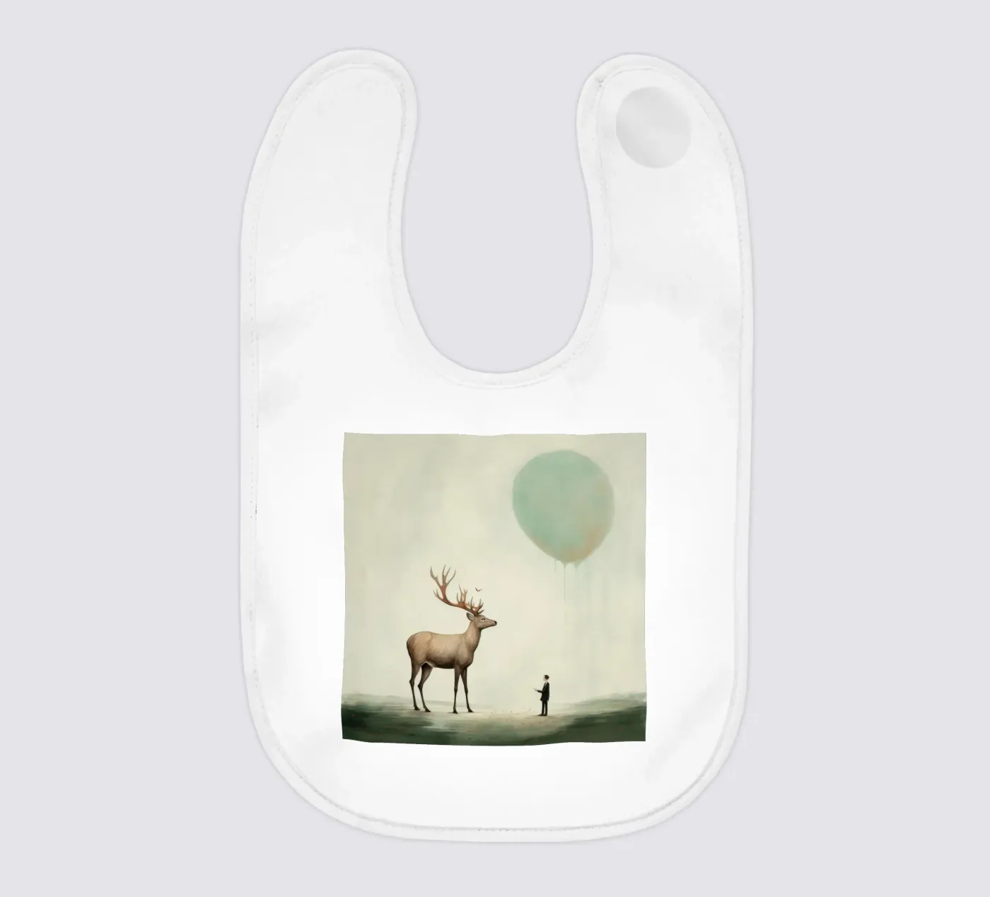 Minimal Deer bavaglino da Minimal Animal Art