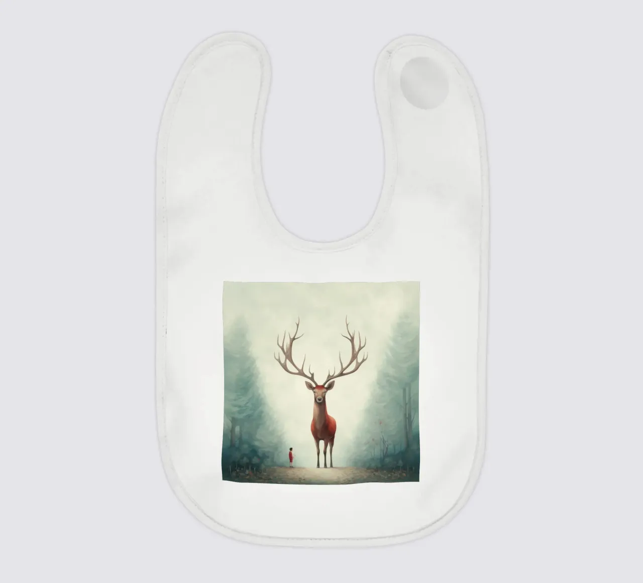 Cervo minimo bavaglino da Minimal Animal Art