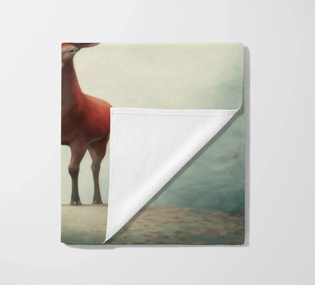 Ciervo mínimo 4 toalla de playa de Minimal Animal Art