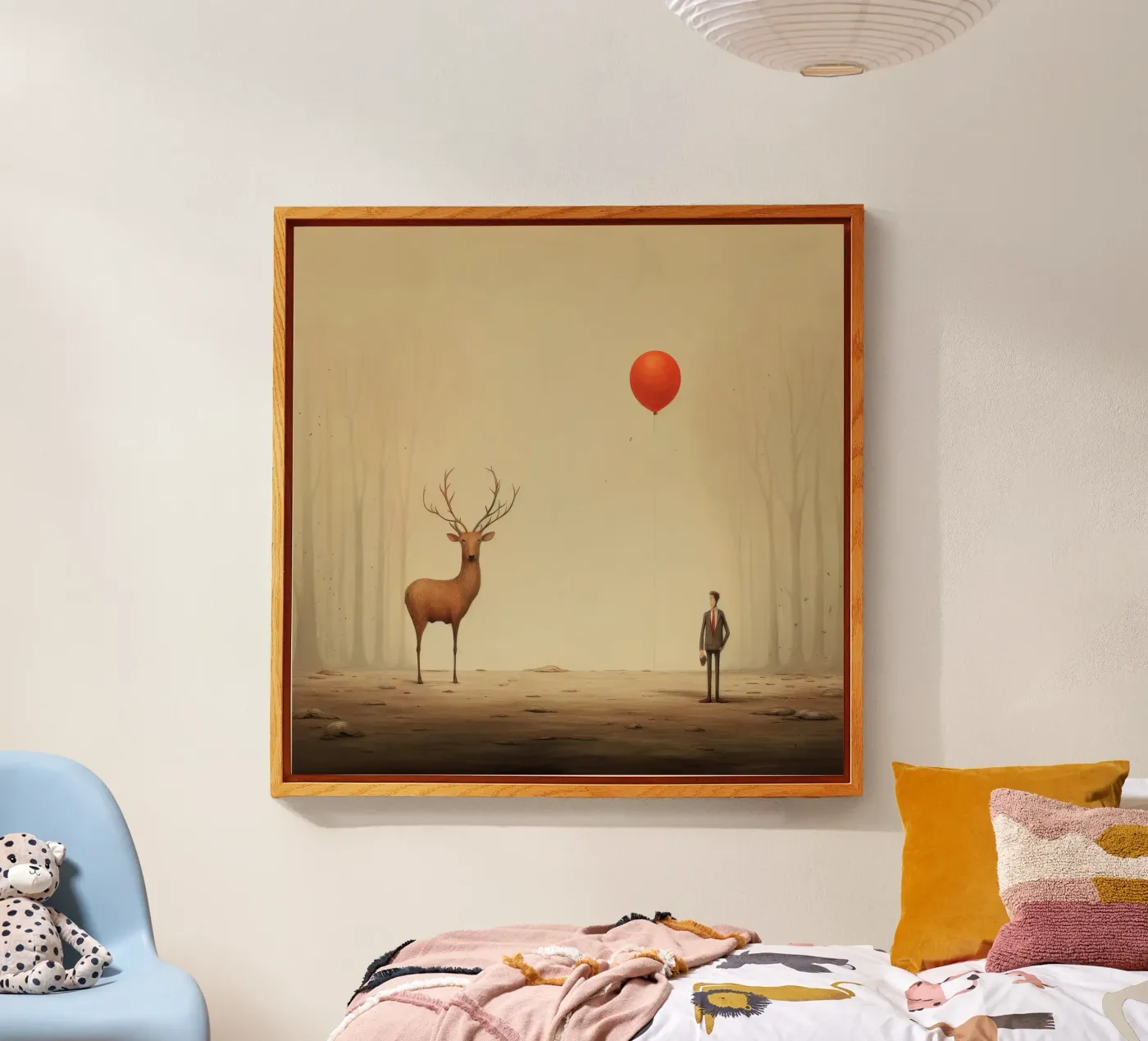 Cerf minimaliste plexiglas de Minimal Animal Art