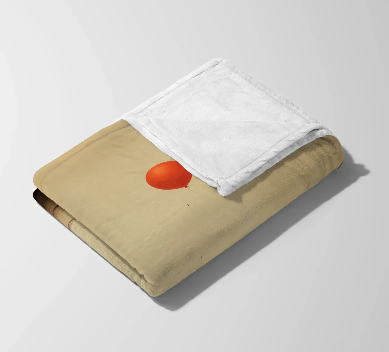 Cervo minimo 1 coperta in pile da Minimal Animal Art