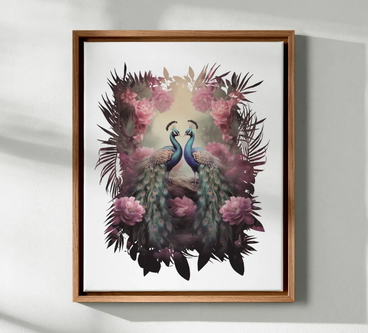 Pauw Romantiek canvas met Baklijst van Andrea Haase Vintage World