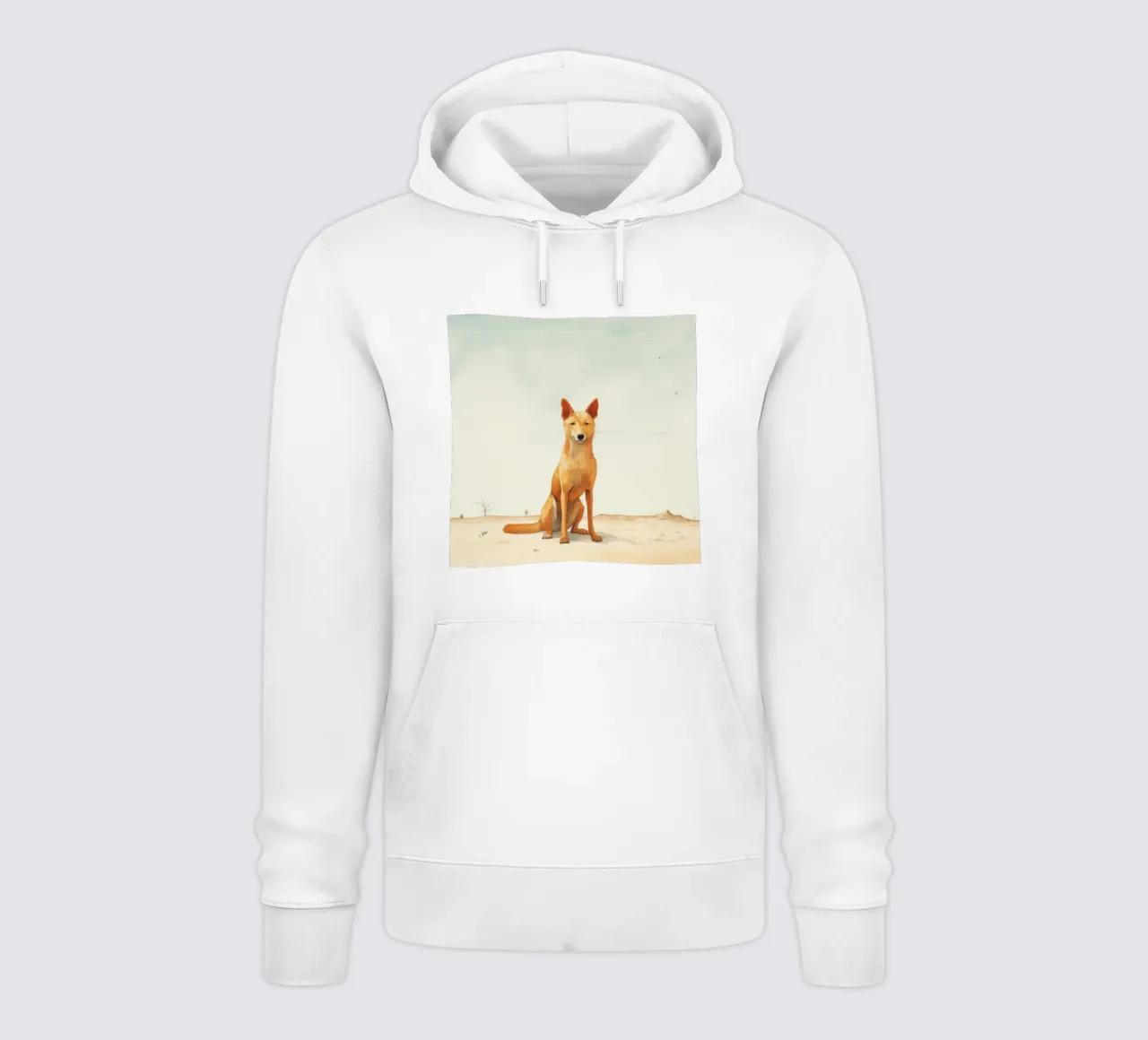 Minimal Dingo 2 felpa con cappuccio da Minimal Animal Art