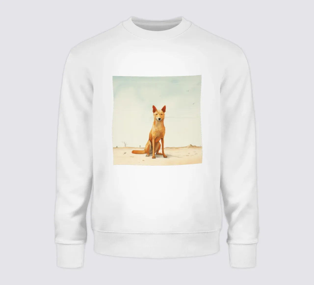 Minimal Dingo 2 felpa da Minimal Animal Art