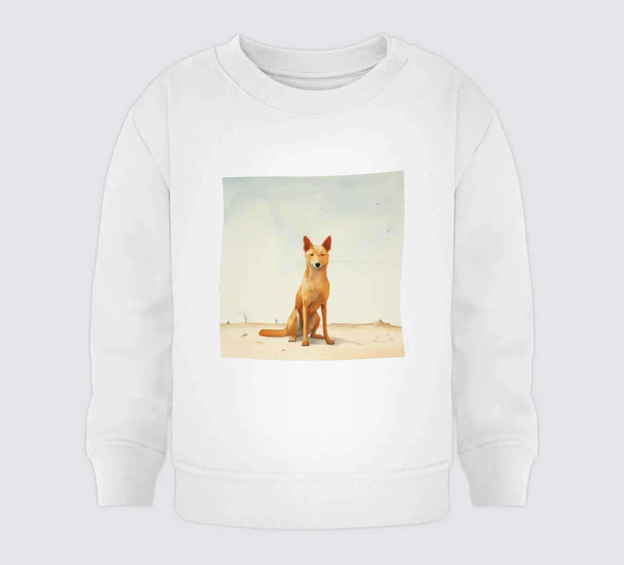 Minimal Dingo 2 felpa neonato da Minimal Animal Art
