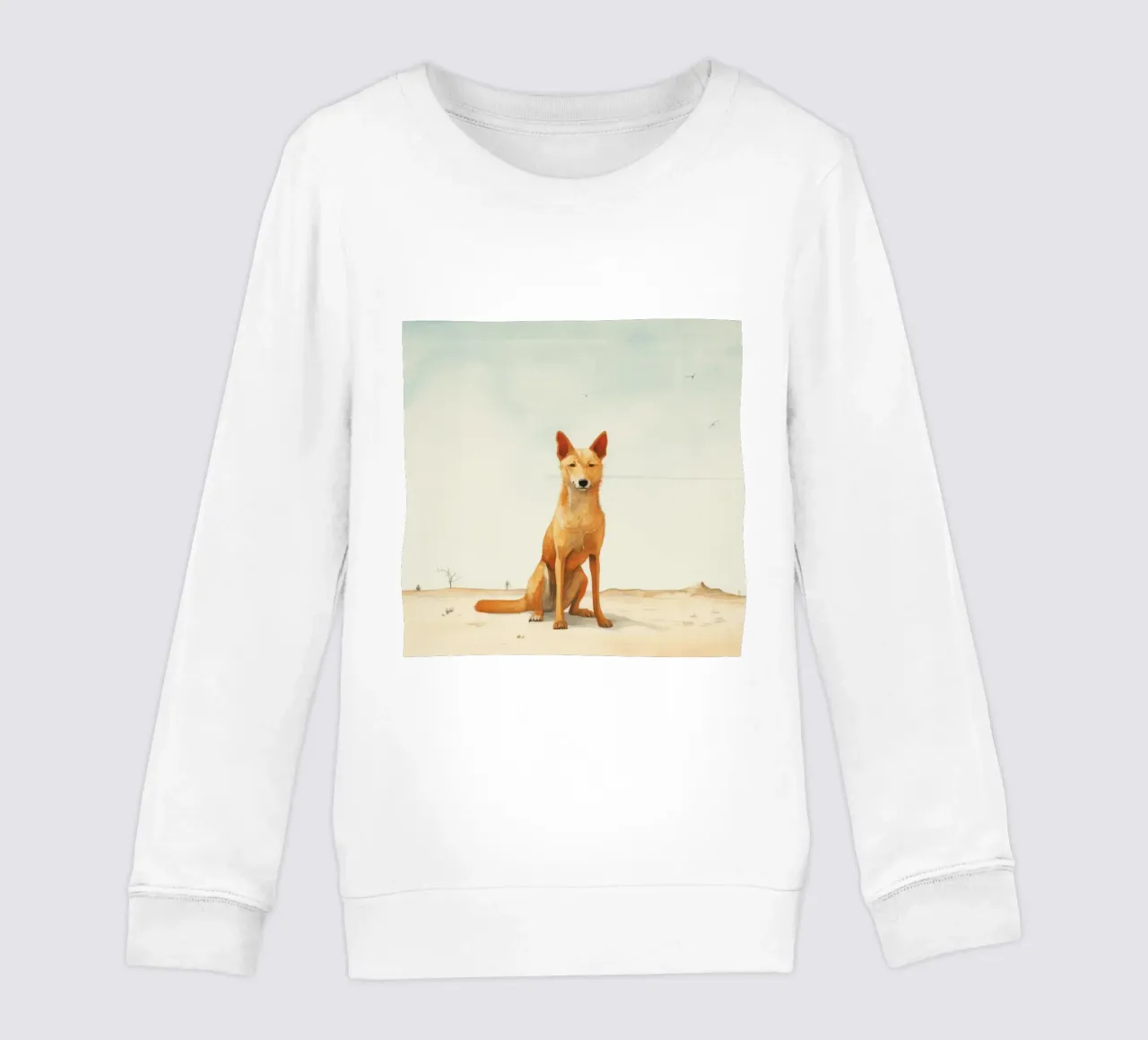 Minimal Dingo 2 felpa bambino da Minimal Animal Art