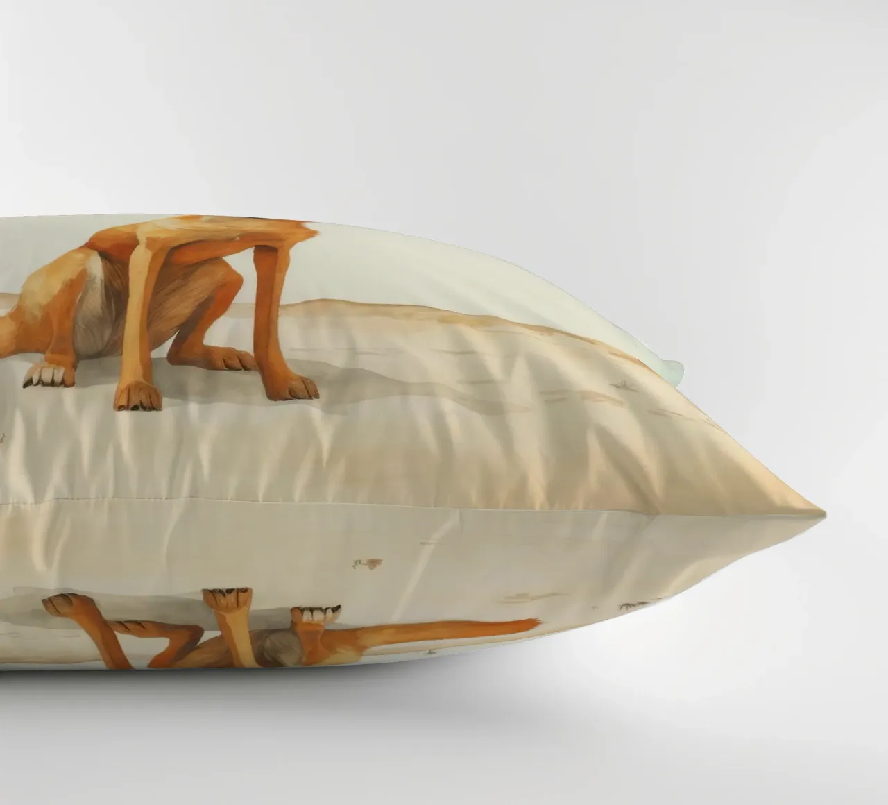 Minimal Dingo 2 cuscino da Minimal Animal Art