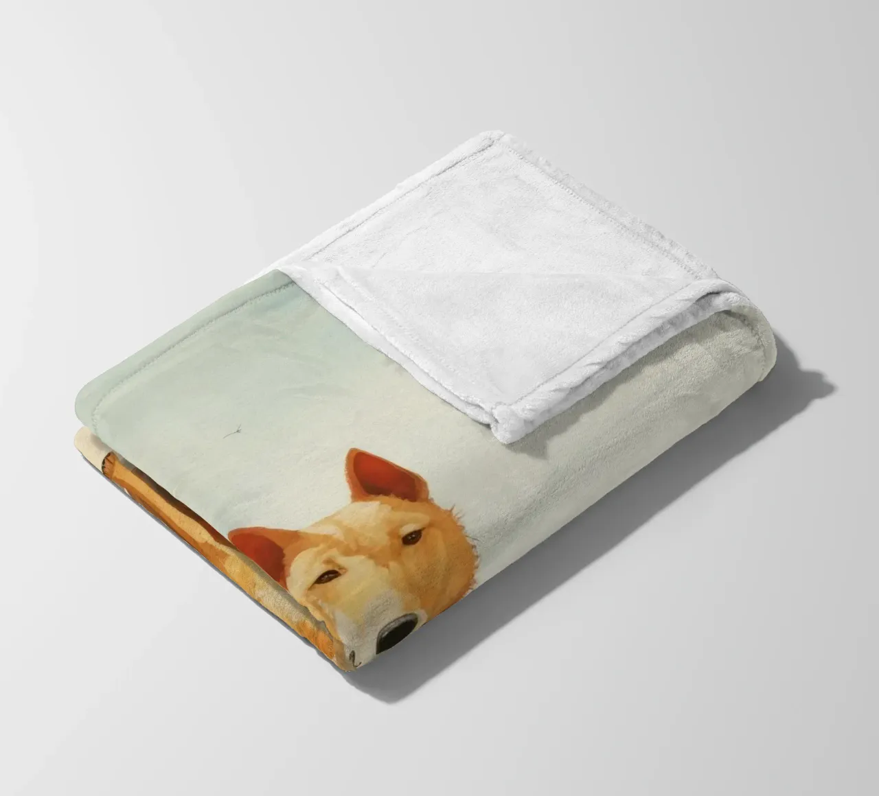 Minimal Dingo 2 coperta in pile da Minimal Animal Art