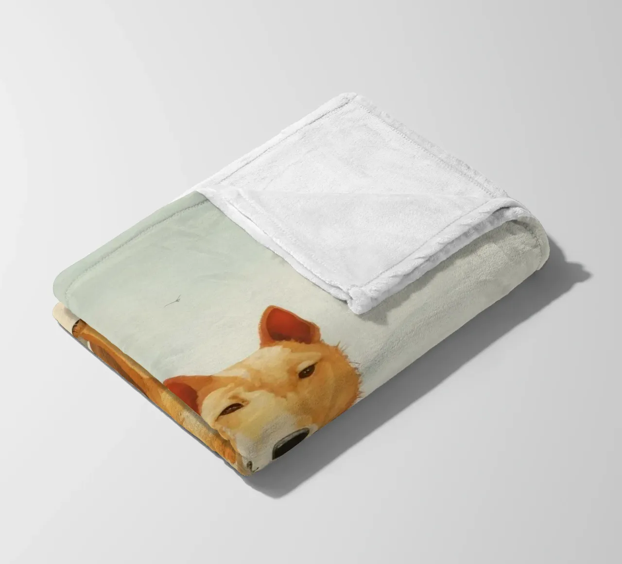Minimal Dingo 2 coperta in pile da Minimal Animal Art