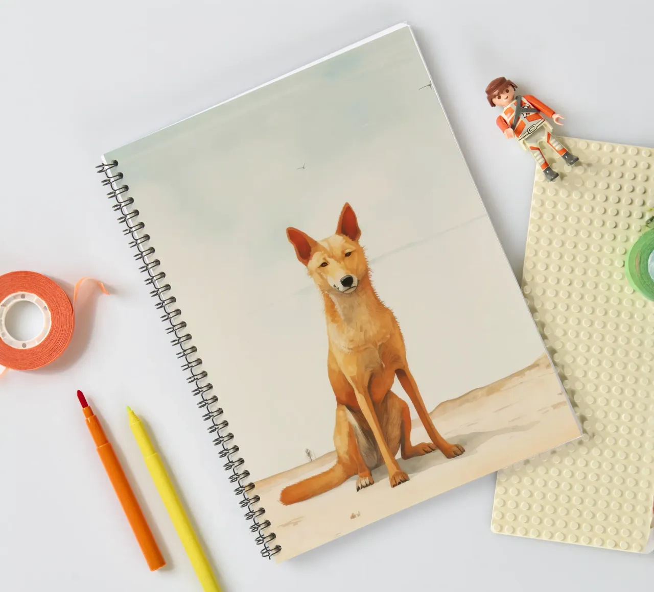Minimal Dingo 2 diario ad anelli da Minimal Animal Art