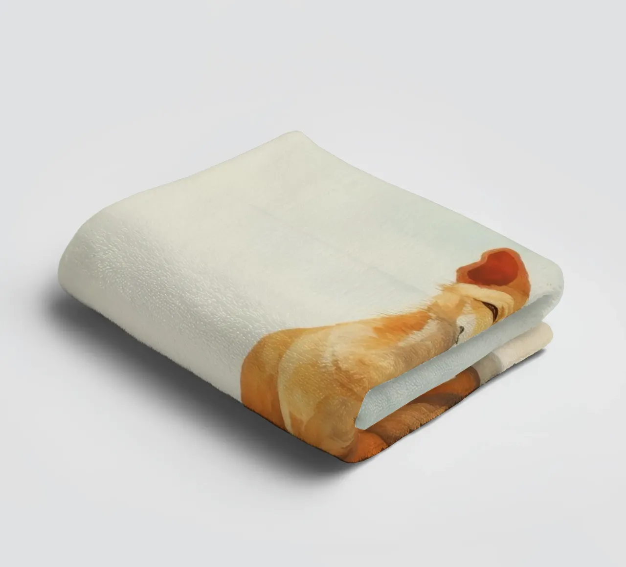 Minimal Dingo 2 towel by Minimal Animal Art