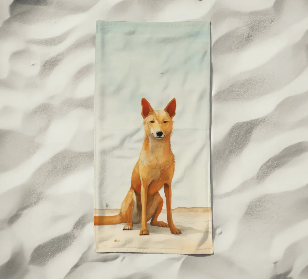 Minimal Dingo 2 telo mare da Minimal Animal Art