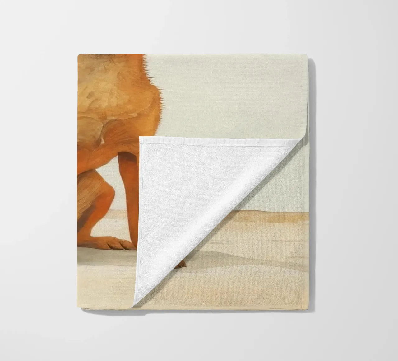 Minimal Dingo 2 telo mare da Minimal Animal Art