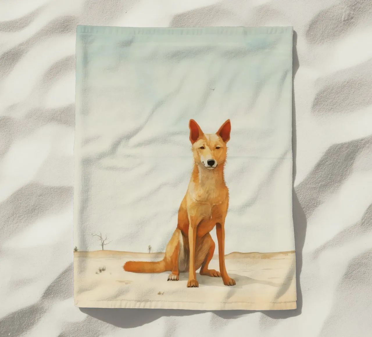 Minimo Dingo telo mare da Minimal Animal Art