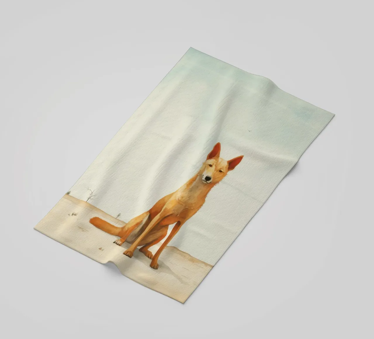 Minimo Dingo telo mare da Minimal Animal Art