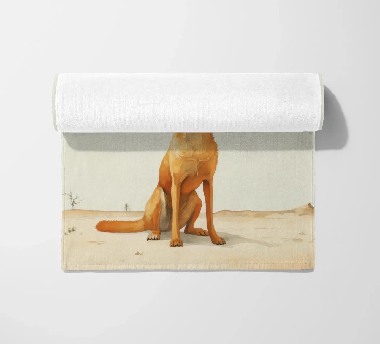 Minimal Dingo 2 telo mare da Minimal Animal Art