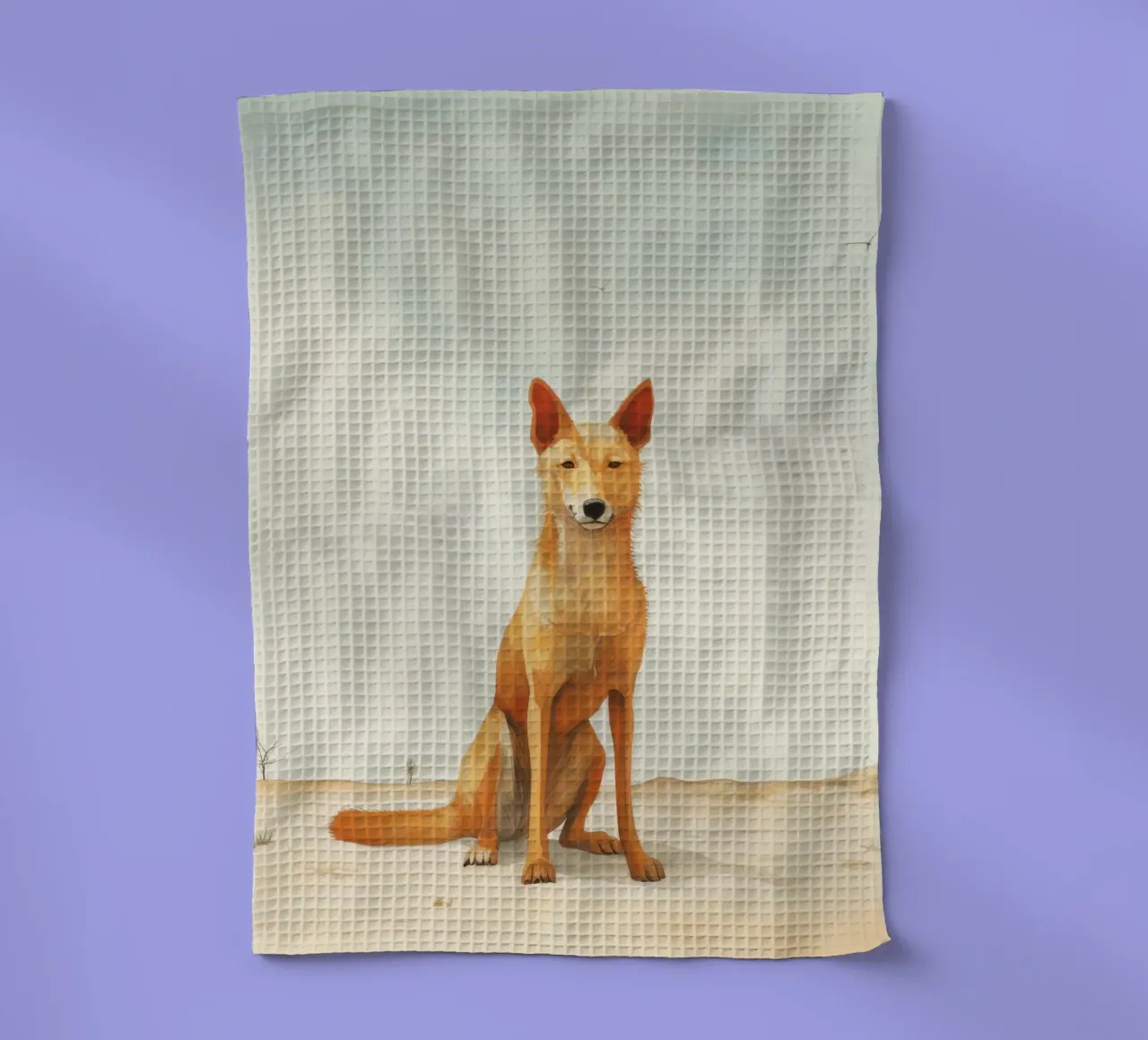 Minimal Dingo 2 canovaccio da cucina da Minimal Animal Art