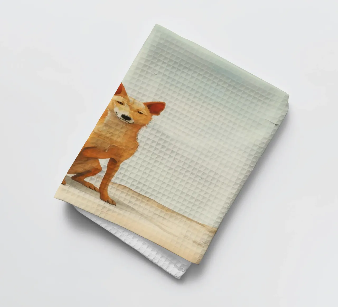 Minimal Dingo 2 canovaccio da cucina da Minimal Animal Art