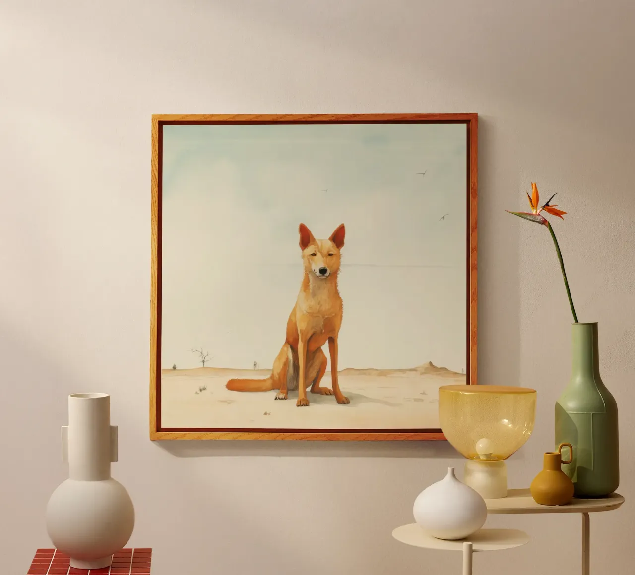 Minimal Dingo 2 plexiglass da Minimal Animal Art