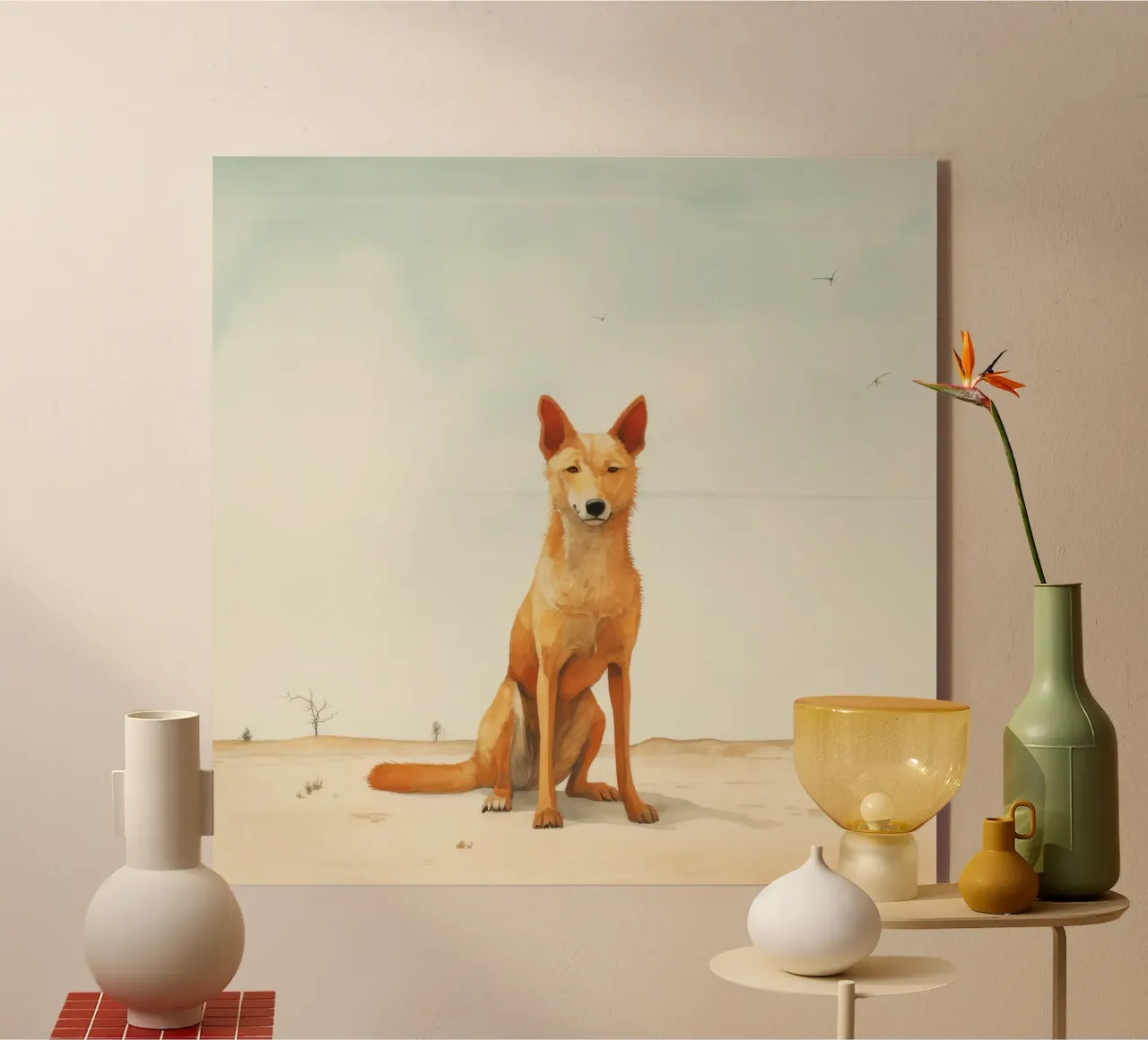 Minimal Dingo 2 plexiglass da Minimal Animal Art