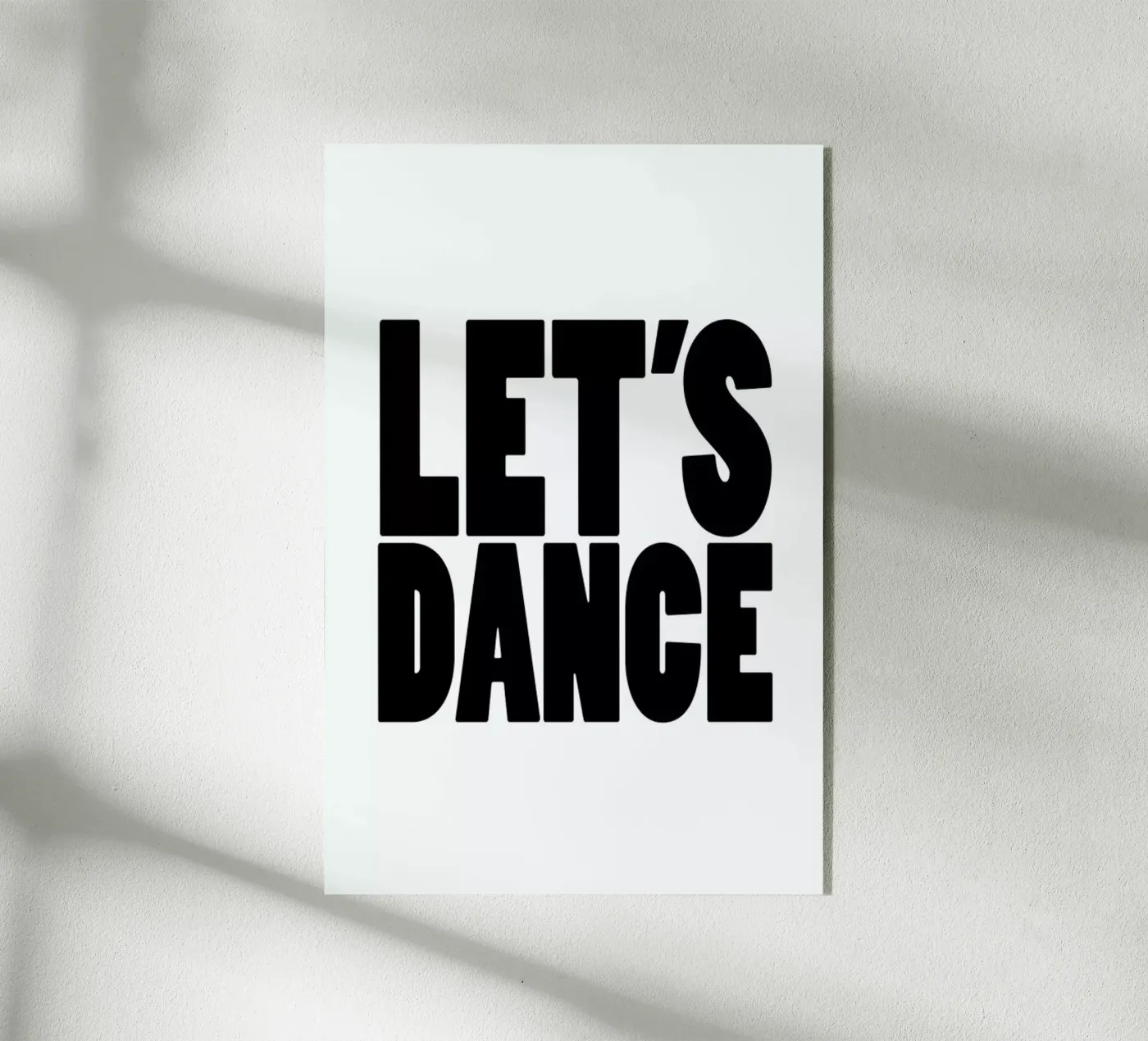 Lets Dance plexiglass da Mottos by Sinan Saydik