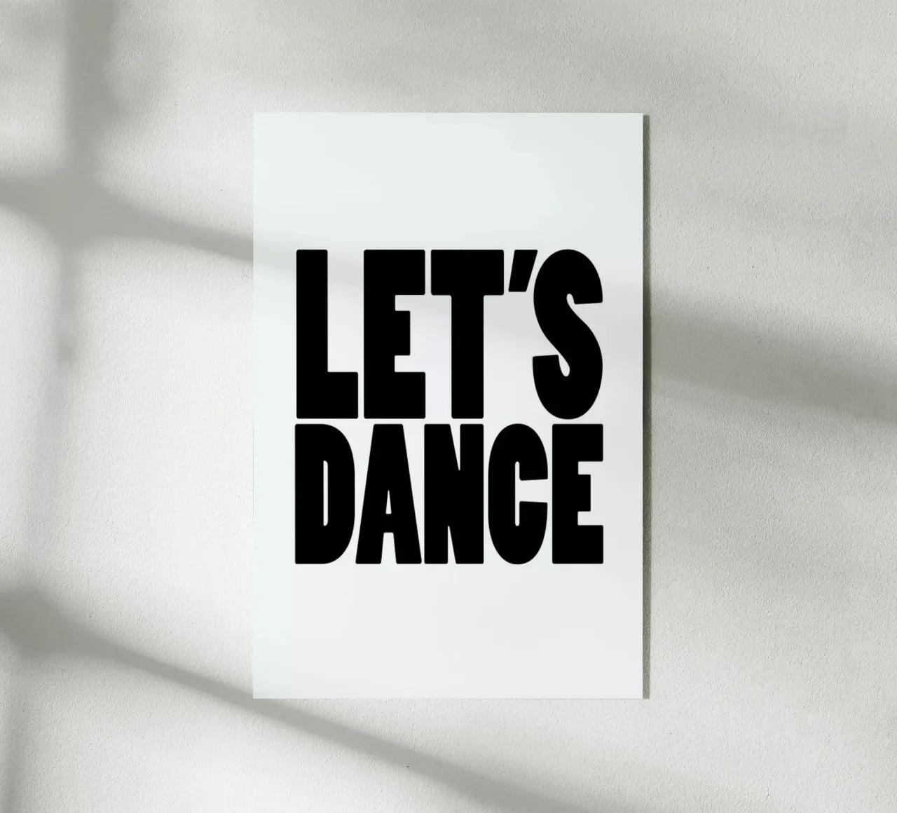 Lets Dance plexiglass da Mottos by Sinan Saydik