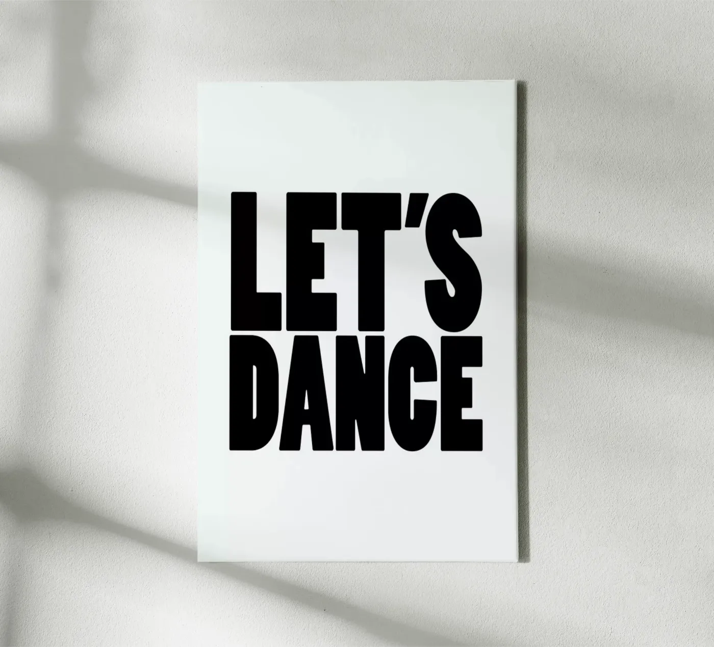 Lets Dance canvas van Mottos by Sinan Saydik