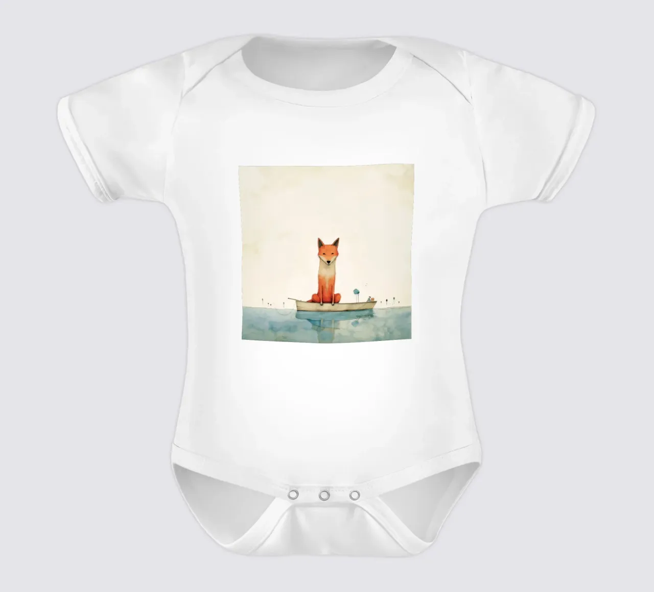 Minimal Dingo 3 body neonato maniche corte da Minimal Animal Art