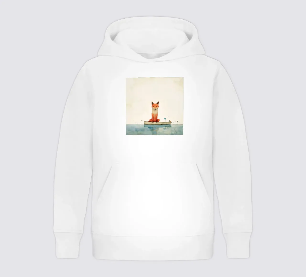 Minimal Dingo 3 felpa bambino con cappuccio da Minimal Animal Art