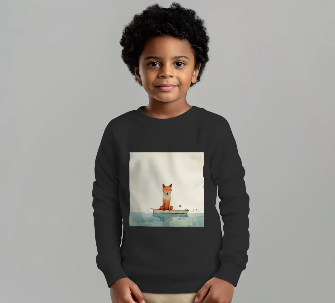 Minimal Dingo 3 felpa bambino da Minimal Animal Art