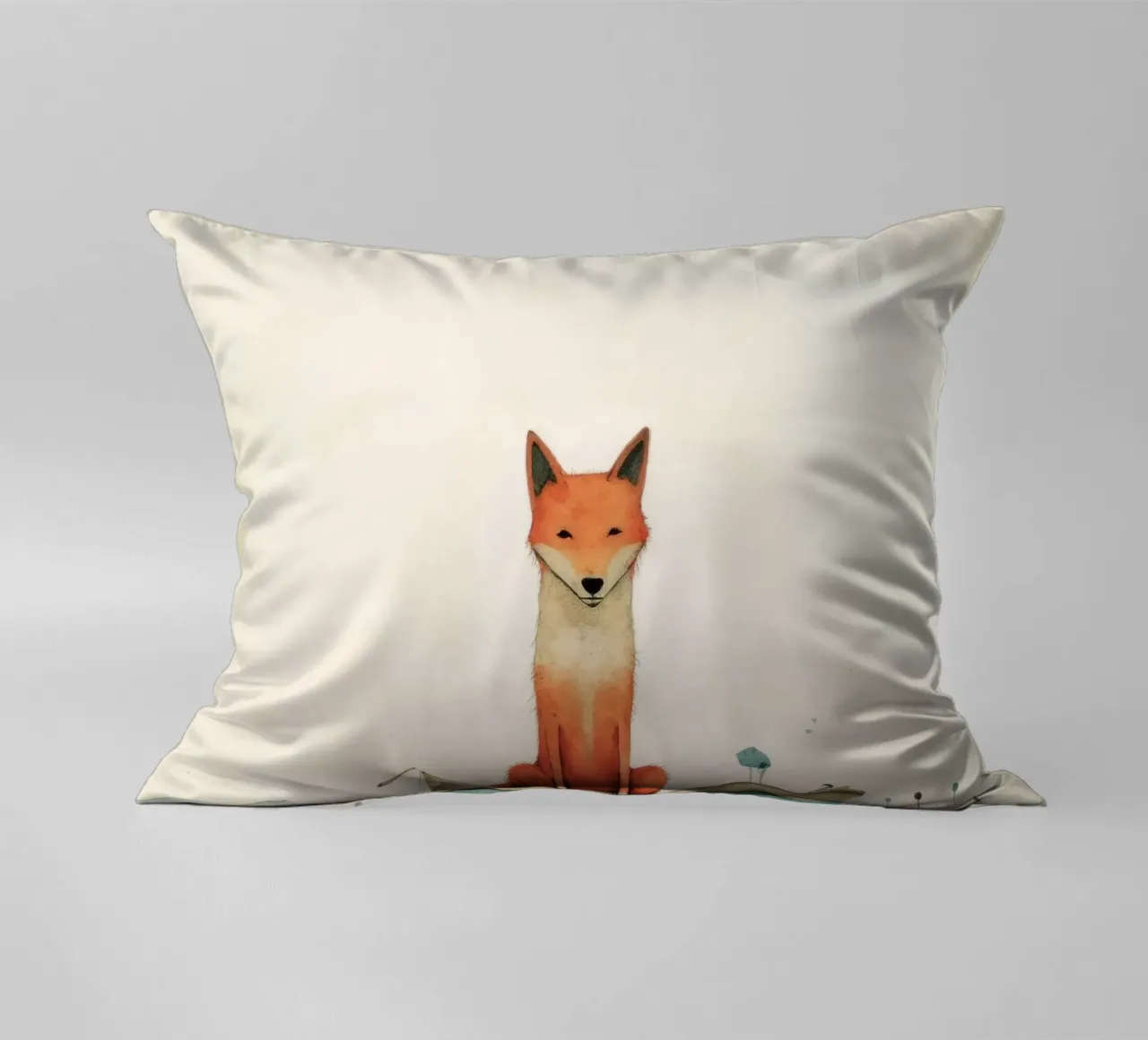 Minimal Dingo 3 cuscino da Minimal Animal Art