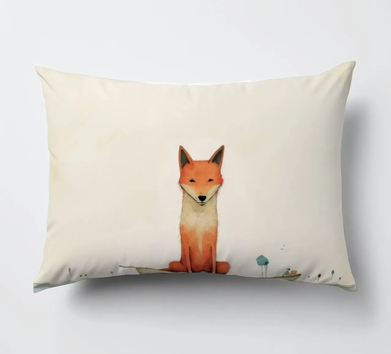 Minimal Dingo 3 cuscino da Minimal Animal Art