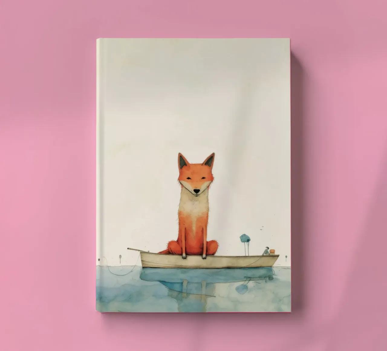 Minimal Dingo 3 notebook by Minimal Animal Art