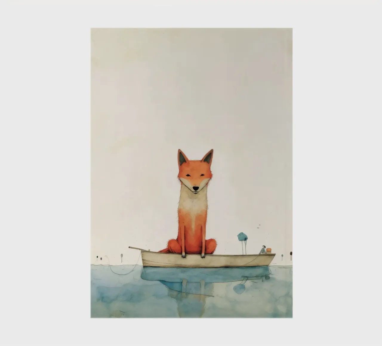 Minimal Dingo 3 notebook by Minimal Animal Art