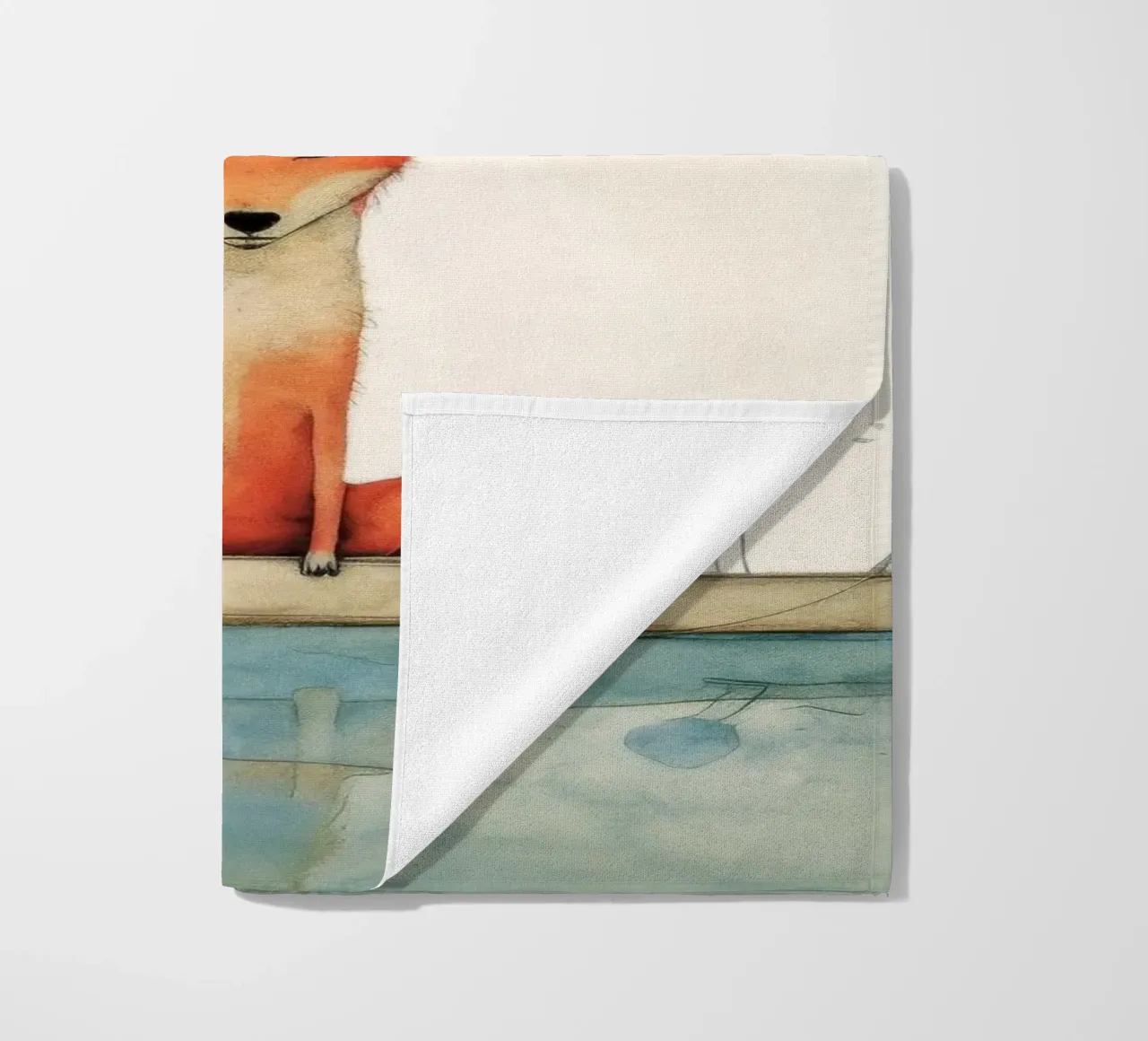 Minimal Dingo 3 telo mare da Minimal Animal Art