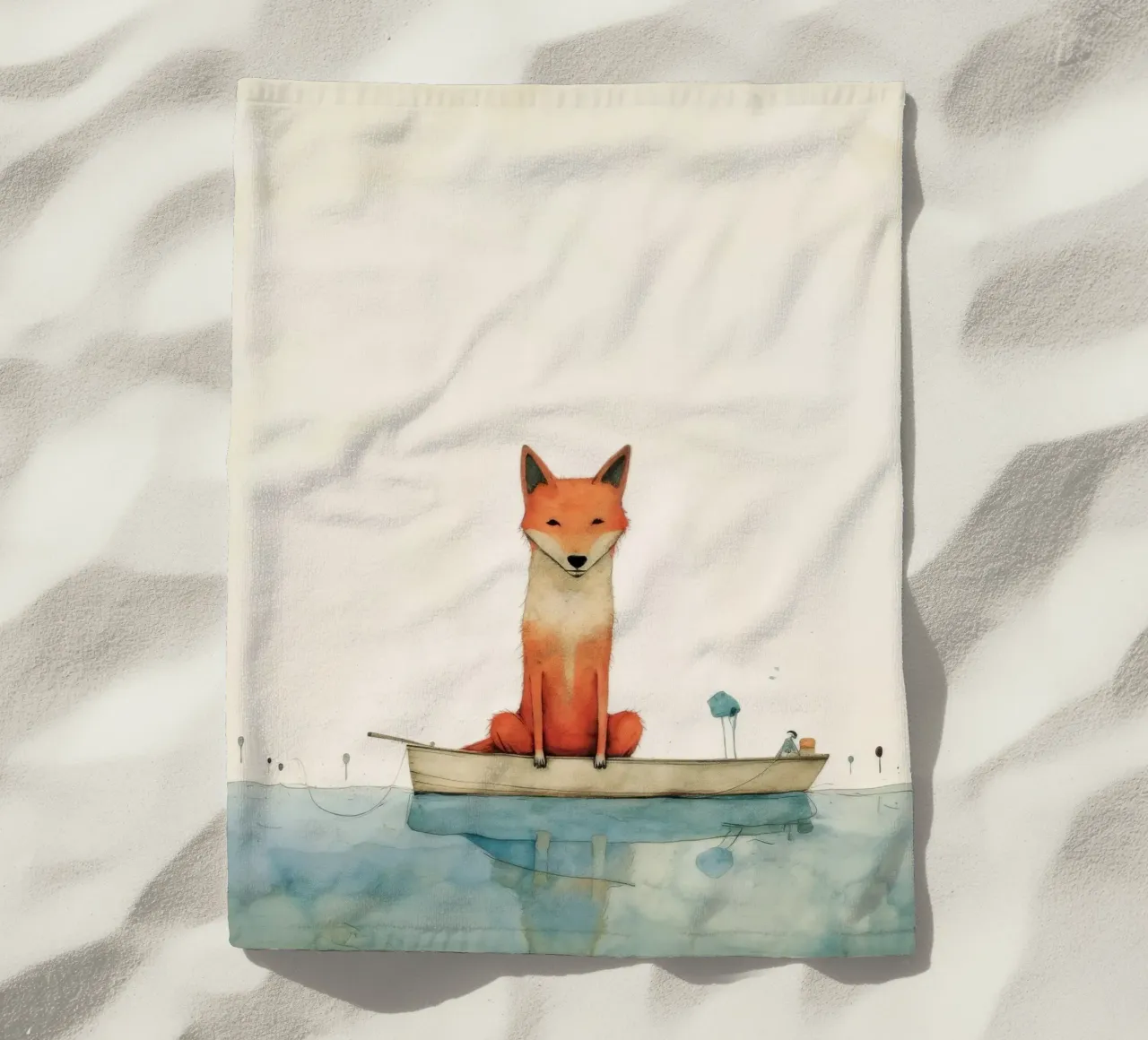 Minimal Dingo 3 telo mare da Minimal Animal Art