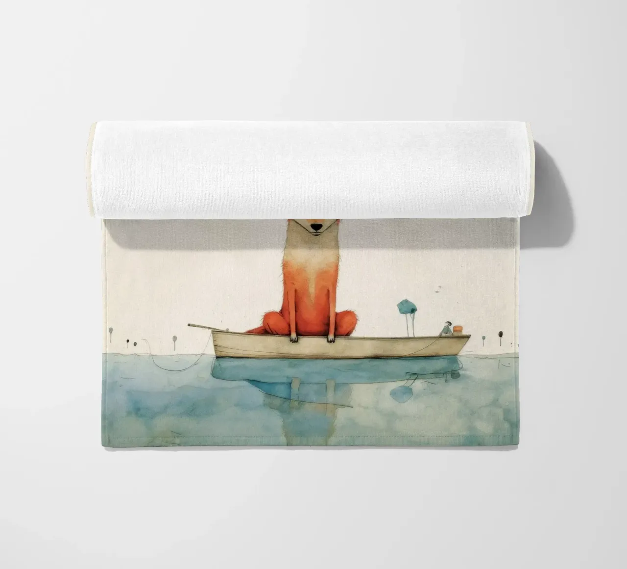 Minimal Dingo 3 telo mare da Minimal Animal Art