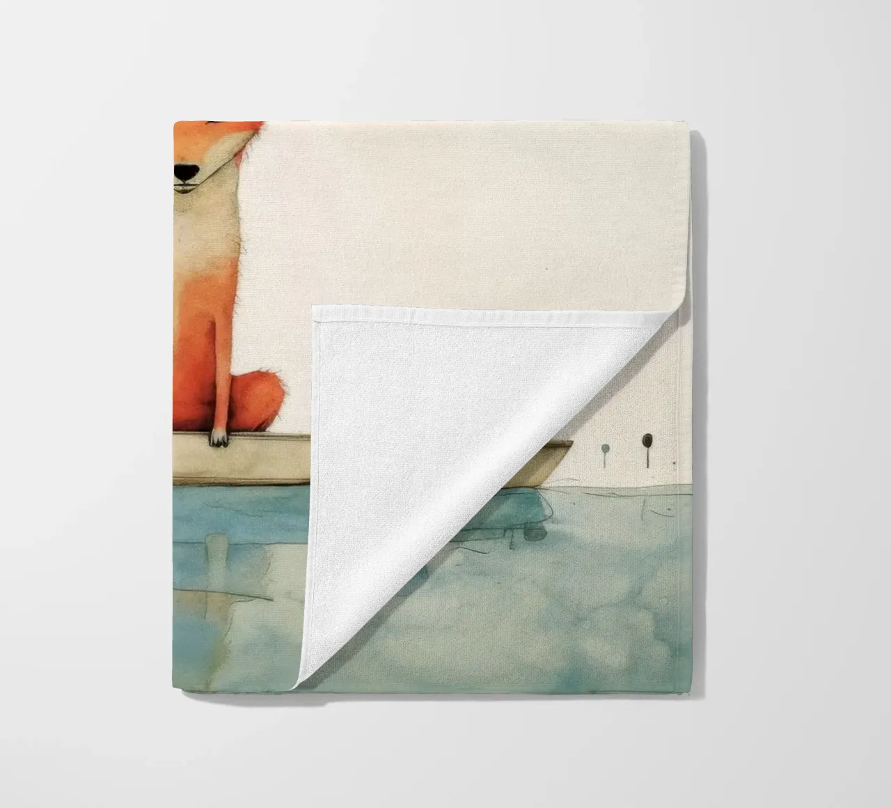 Minimal Dingo 3 telo mare da Minimal Animal Art