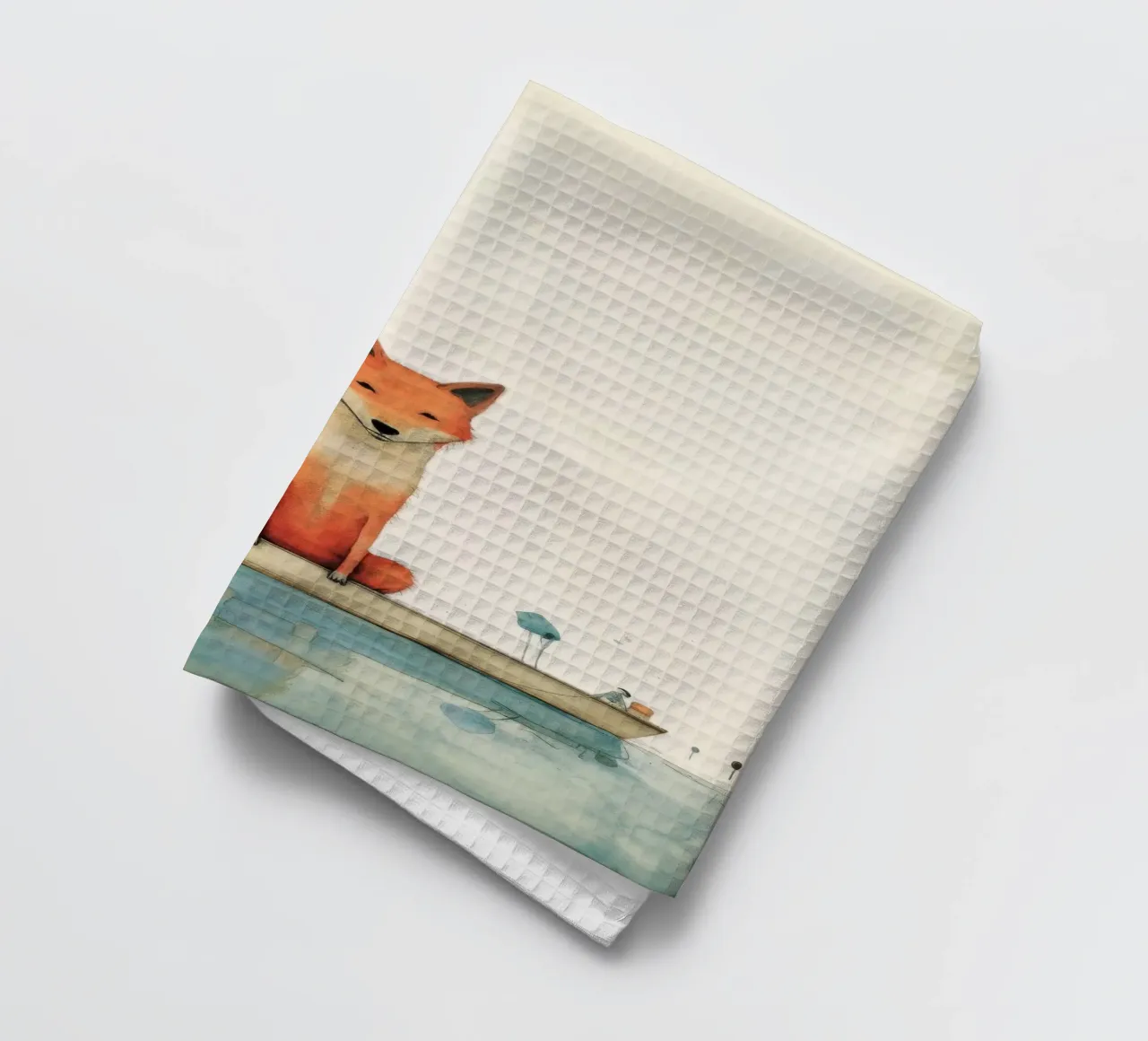 Minimal Dingo 3 torchon de Minimal Animal Art