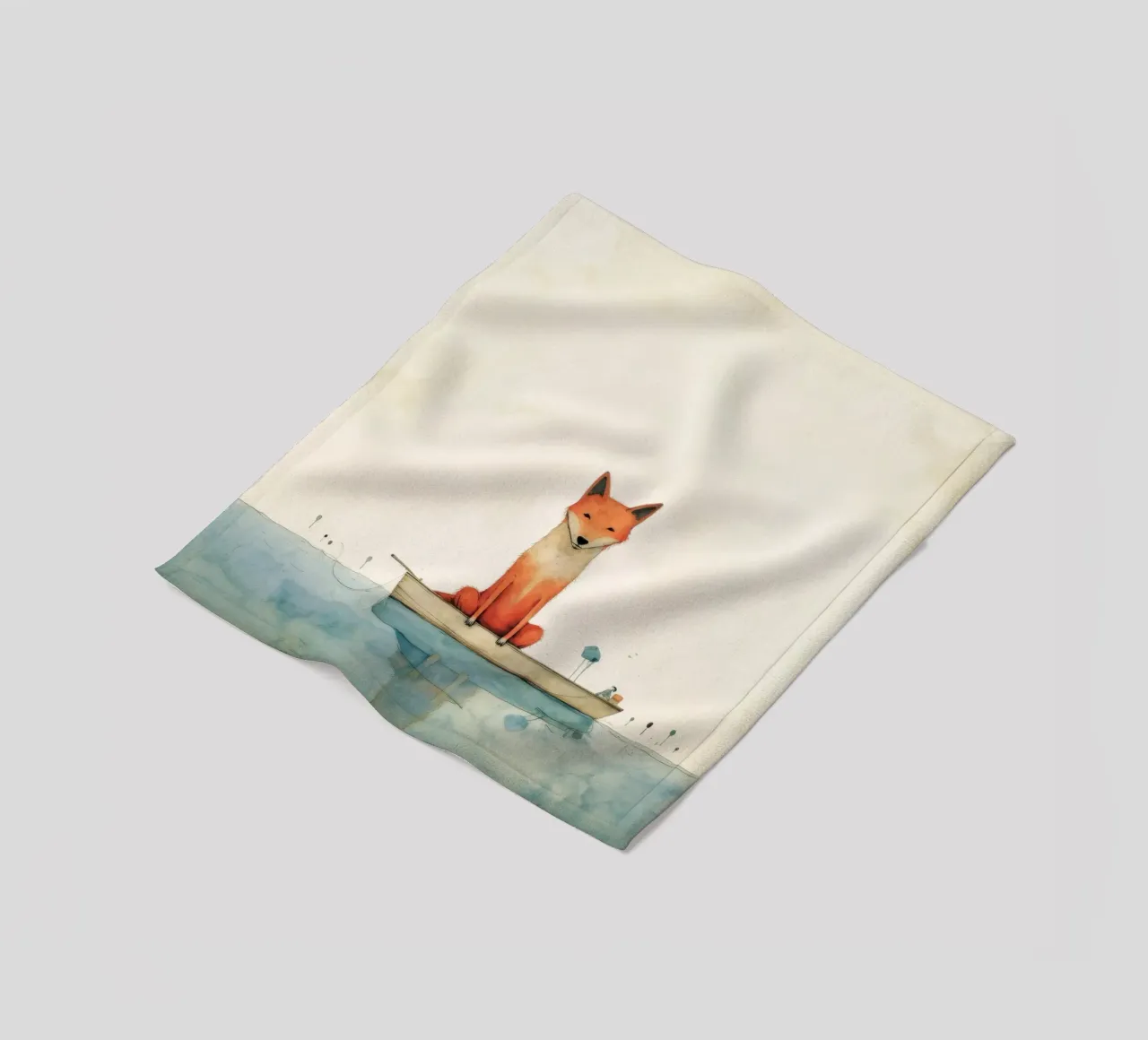 Minimal Dingo 3 coperta in pile da Minimal Animal Art