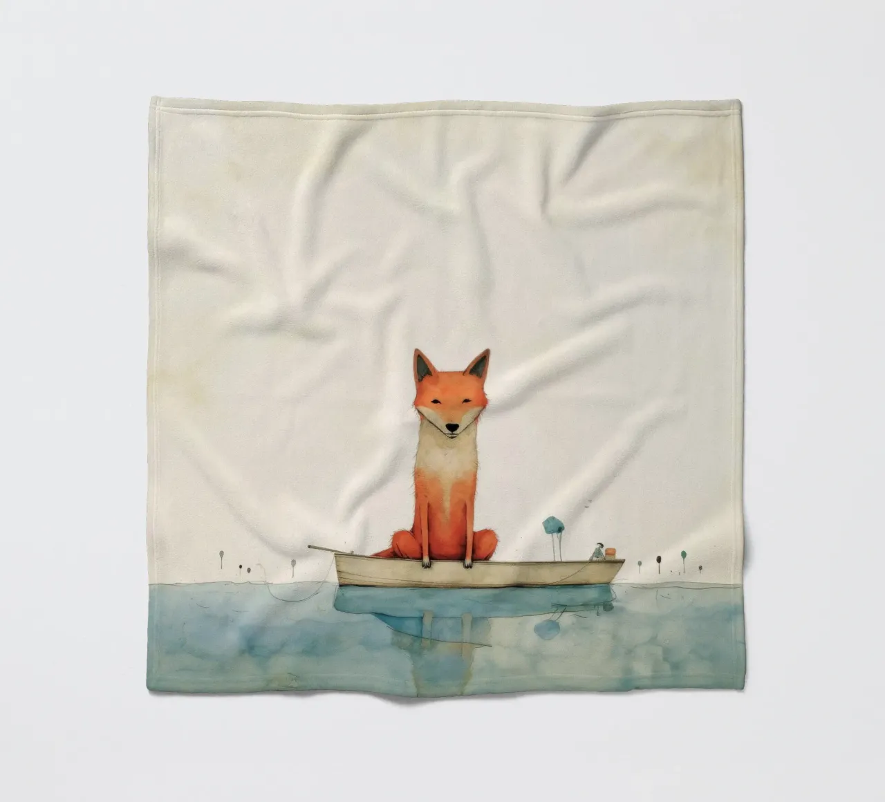 Minimal Dingo 3 coperta in pile da Minimal Animal Art