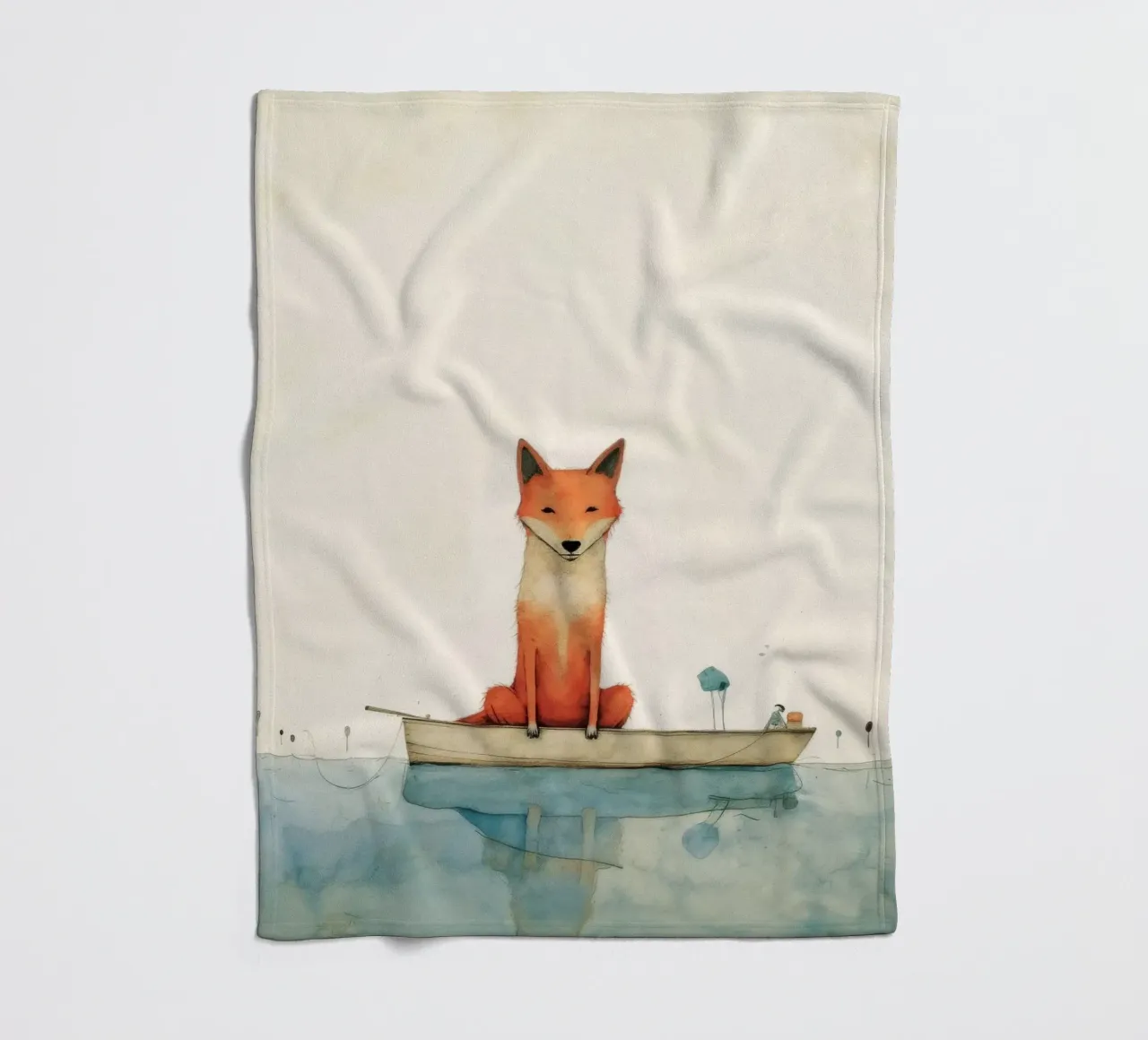 Minimal Dingo 3 coperta in pile da Minimal Animal Art