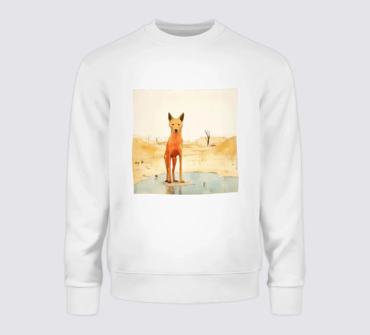 Minimal Dingo 4 felpa da Minimal Animal Art