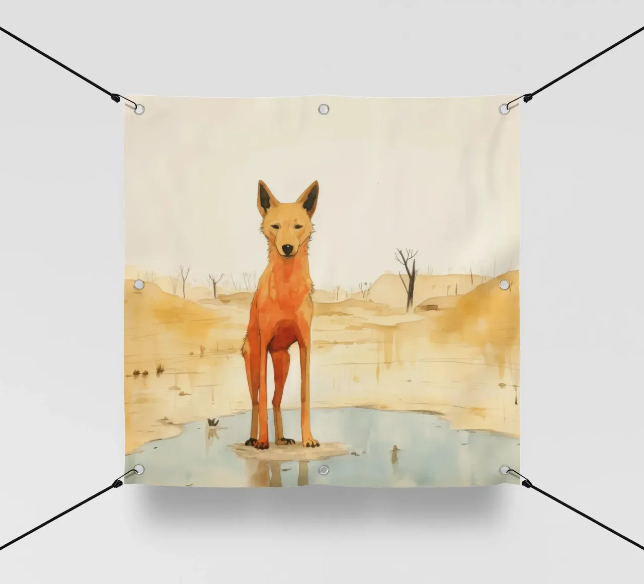 Minimal Dingo 4 telo in pvc da Minimal Animal Art